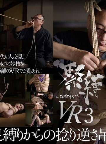 【VR】緊縛VR3 『両足縛りからの捻り逆さ吊り』❤拘束|h_1388nk00003 評価5.00